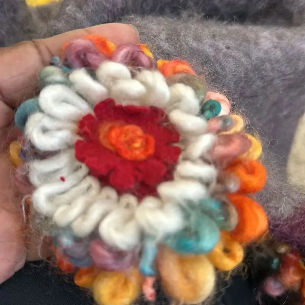 Artistic Accents Boho Floral Throw
